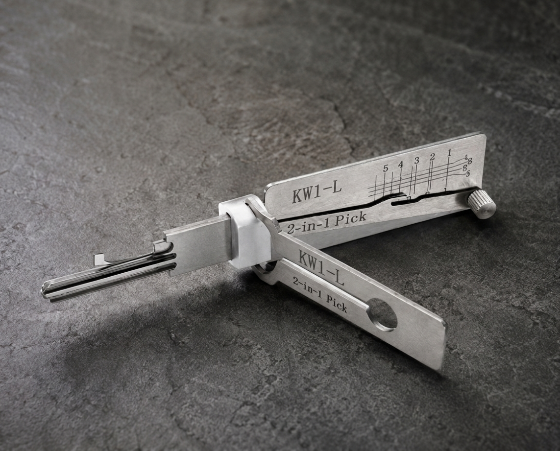 Lishi KW1-L reverse handing 2-in-1 pick and decoder tool