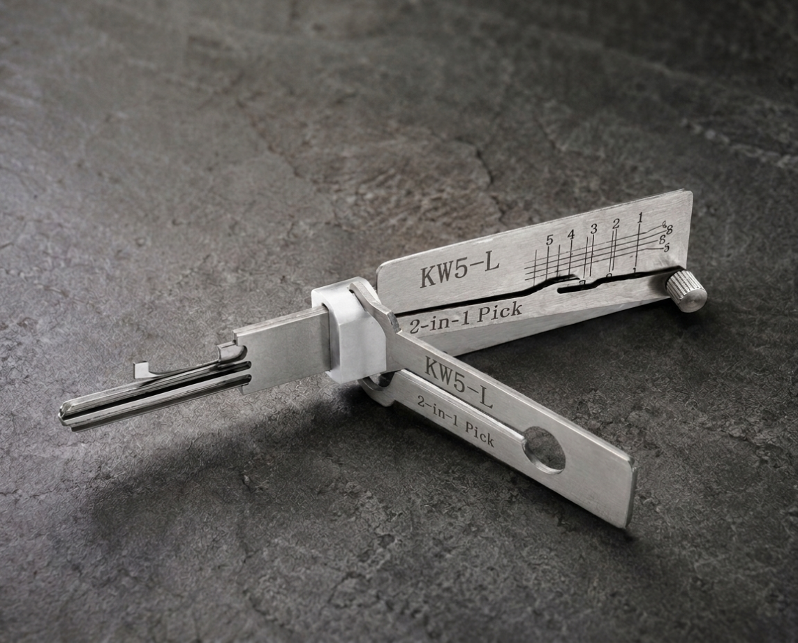 Lishi KW5-L reverse handing 2-in-1 pick and decoder tool