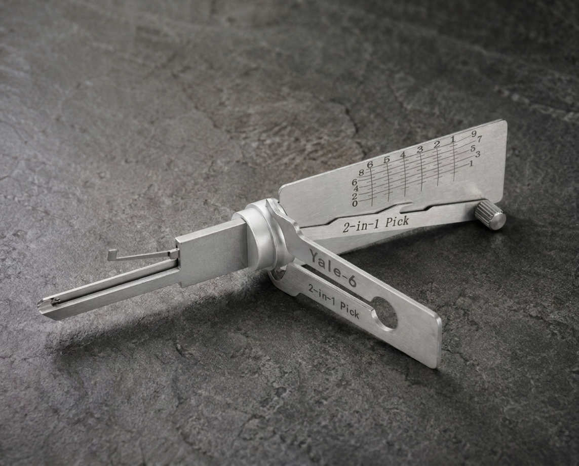 Lishi Yale 6 2-in-1 pick and decoder tool